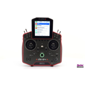 JETI Handsender DS-24 II Carbon Line Ruby