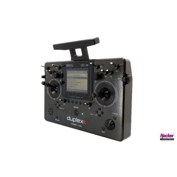 JETI Pultsender DC-16 II Carbon Line Black Multimode inkl. REX 10