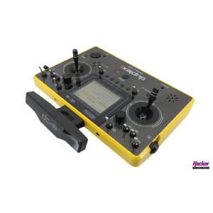 JETI Pultsender DC-16 II Carbon Line Yellow Multimode inkl. REX 10