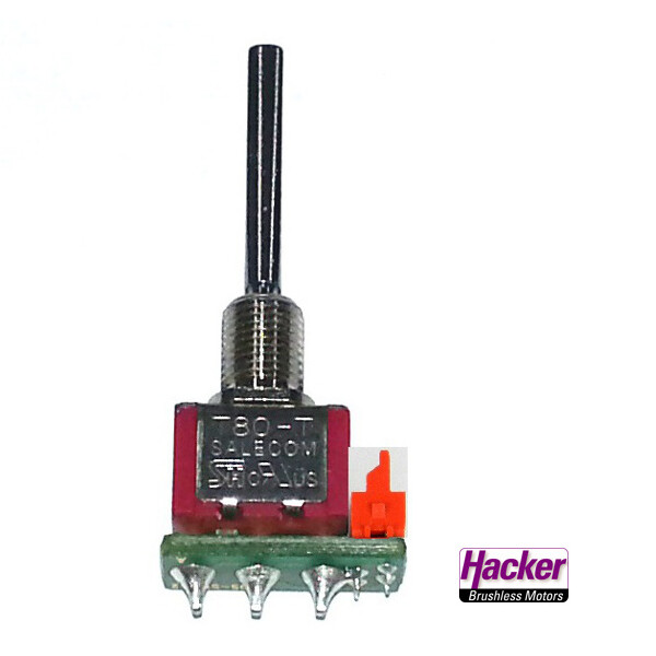 2-Wege Momenttaster (lang) mit Mittelstellung DC Sender DUPLEX 2,4EX