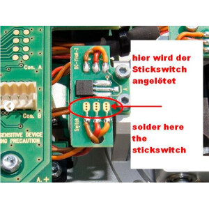 Knüppel-Drehregler DC/DS Sender DUPLEX 2,4EX