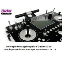 Knüppel-Drehregler DC/DS Sender DUPLEX 2,4EX