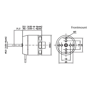 A30-18 M V2 6-Pole kv2900