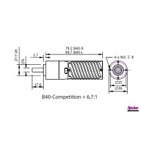 B40-8L Comp + 6,7:1 Kv 3470