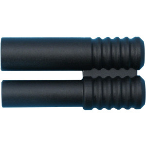 Kunststoff-Griff für Stecker / Buchse 4 mm schwarz