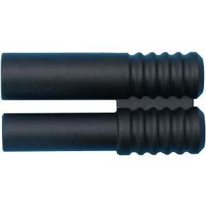 Kunststoff-Griff f&uuml;r Stecker / Buchse 4 mm schwarz