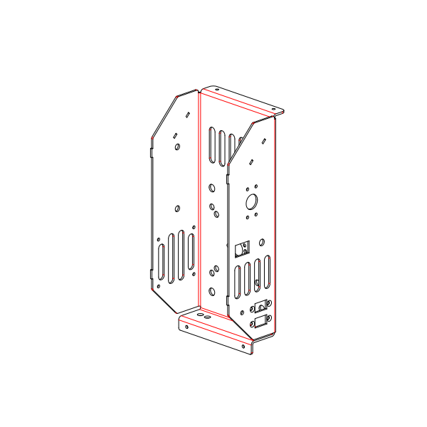 Chassis Blech für Generator