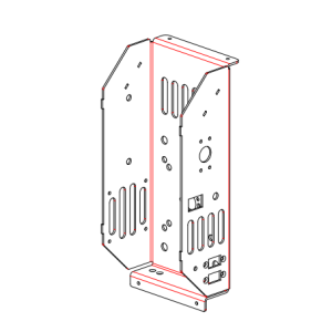 Chassis Blech für Generator